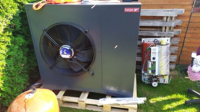 Beroun - instalace tepelného čerpadla HOTJET