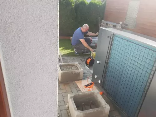 Instalace tepelného čerpadla HOTJET - Beroun