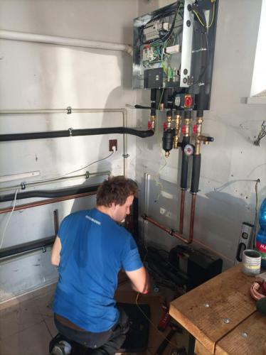 Instalace tepelného čerpadla HOTJET - Býkev