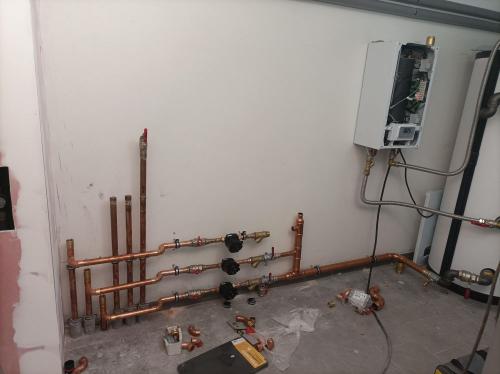 Instalace řady tepelných čerpadel HOTJET do kaskády - Čáslav