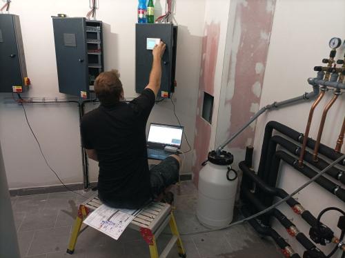 Instalace řady tepelných čerpadel HOTJET do kaskády - Čáslav