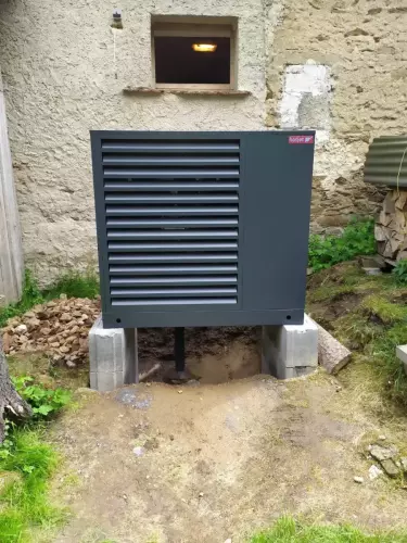 Instalace tepelného čerpadla HOTJET - Čechtice