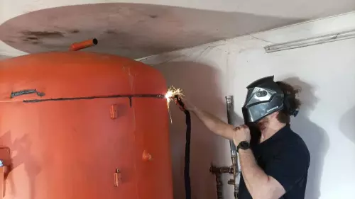 Instalace tepelného čerpadla HOTJET a odborná likvidace staré akumulační nádrže - Černošice