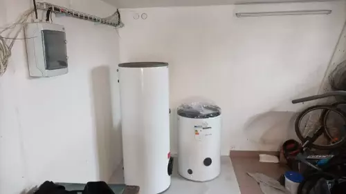Instalace tepelného čerpadla HOTJET a odborná likvidace staré akumulační nádrže - Černošice