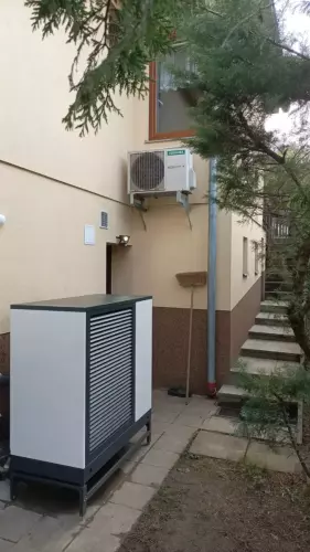 Instalace tepelného čerpadla HOTJET a odborná likvidace staré akumulační nádrže - Černošice