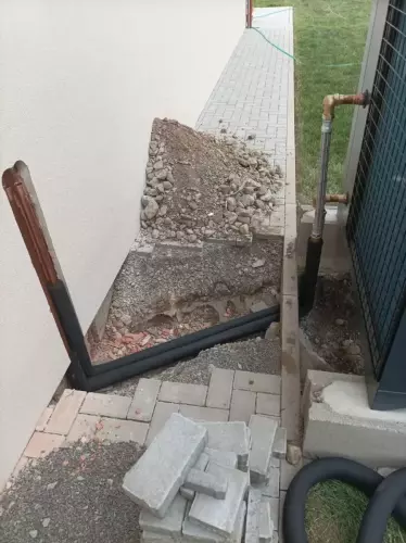 Instalace tepelného čerpadla HOTJET - Cítov