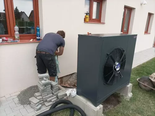 Instalace tepelného čerpadla HOTJET - Cítov