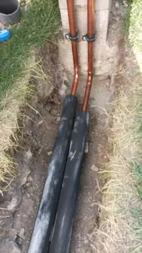 Likvidace starého kotle a instalace tepelného čerpadla HOTJET - Hříškov