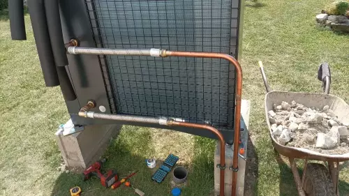 Likvidace starého kotle a instalace tepelného čerpadla HOTJET - Hříškov