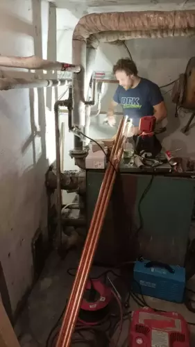 Likvidace starého kotle a instalace tepelného čerpadla HOTJET - Hříškov