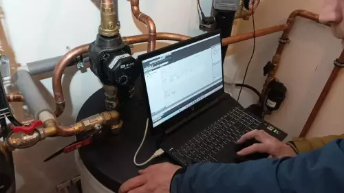 Instalace tepelného čerpadla HOTJET a akumulační nádrže - Kam. Žehrovice
