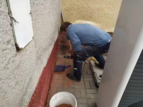 Instalace tepelného čerpadla Vaillant (vnější i vnitřní jednotka), demontáž a eko likvidace starého kotle - Keblov