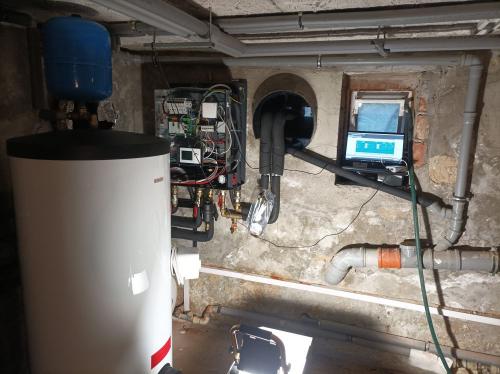 Instalace tepelného čerpadla HOTJET - Ohrobec
