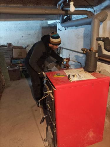 Likvidace starého kotle a instalace nového topného zařízení - Toušice 