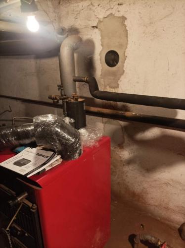 Likvidace starého kotle a instalace nového topného zařízení - Toušice 