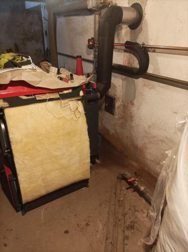 Likvidace starého kotle a instalace nového topného zařízení - Toušice 