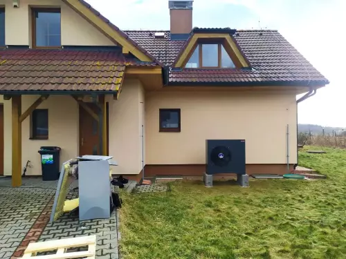 Demontáž starého kotle a instalace tepelného čerpadla + ekolog. likvidace starého kotle - Zvánovice