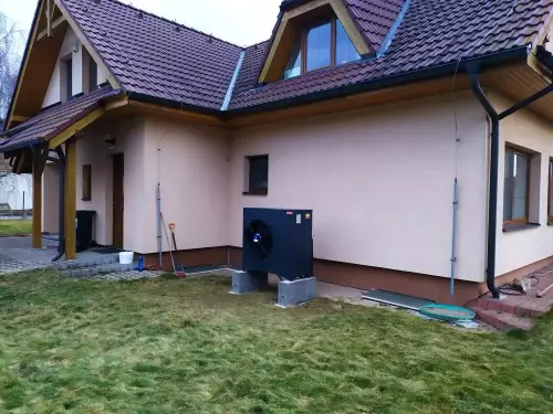 Demontáž starého kotle a instalace tepelného čerpadla + ekolog. likvidace starého kotle - Zvánovice